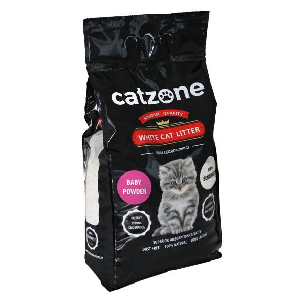 CATZONE Άμμος Γάτας Clumping - Baby Powder 5 L – φωτογραφία b