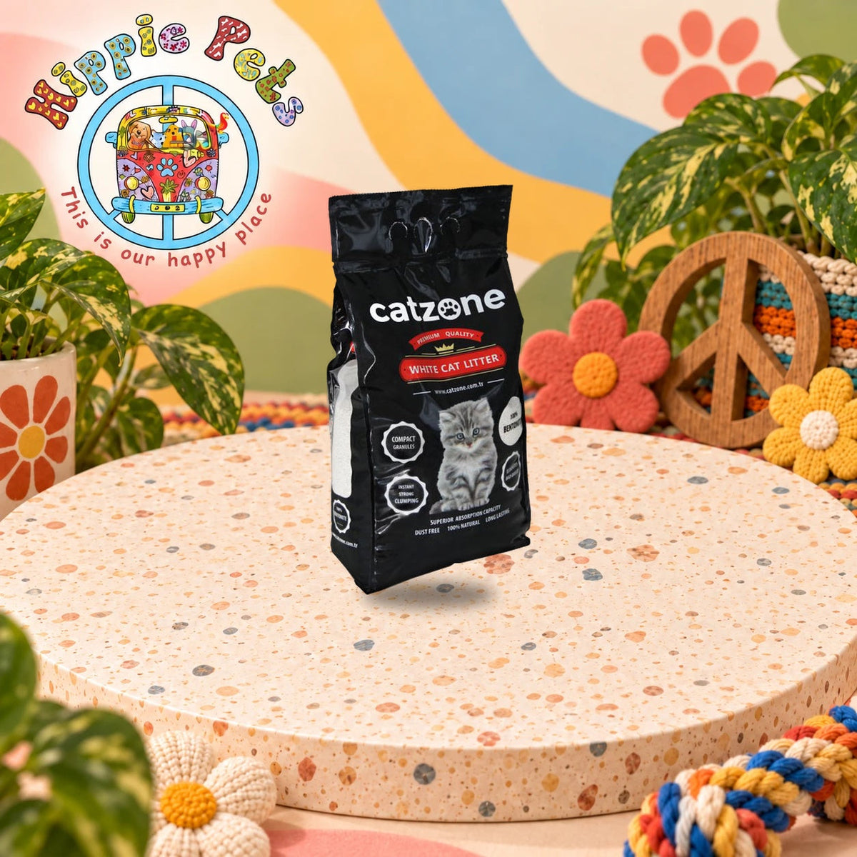 CATZONE Άμμος Γάτας Clumping - Compact Natural 10 L – φωτογραφία a