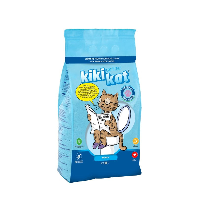 KIKI KAT Άμμος Γάτας Μπετονίτη - Natural 10 L – φωτογραφία b