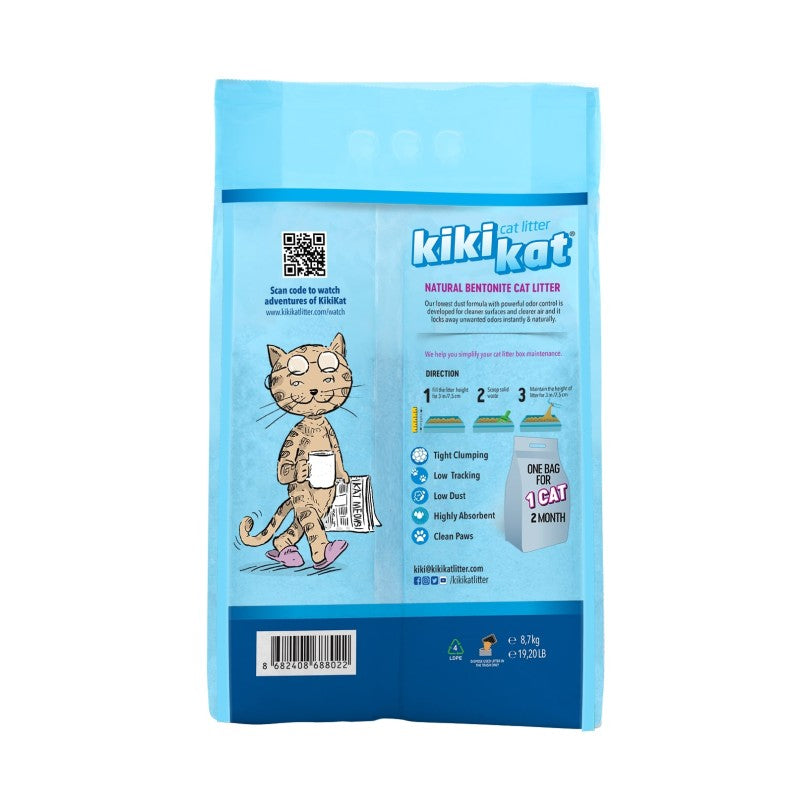 KIKI KAT Άμμος Γάτας Μπετονίτη - Natural 10 L – φωτογραφία c