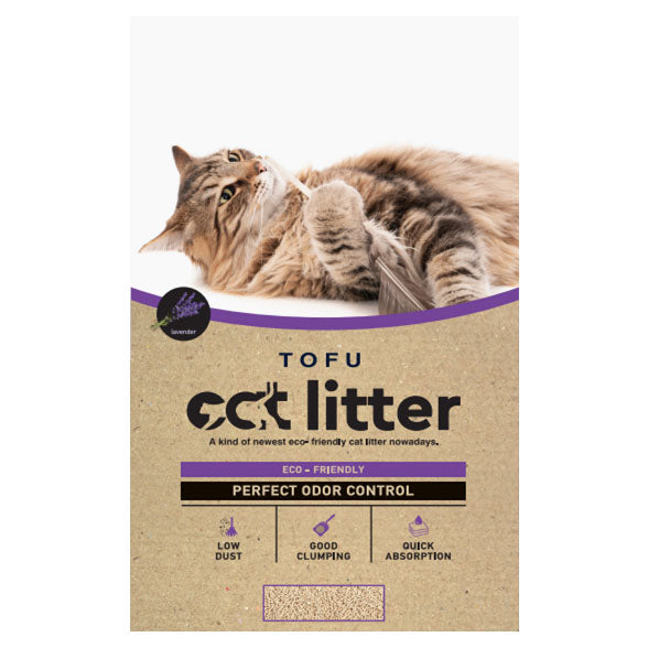 TOFU Cat Litter Φυτική Άμμος Γάτας - Lavender 2,5kg – φωτογραφία b