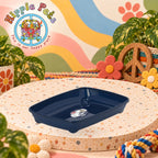 PET NOVA Cat Life Kitty Tray Small - Blue 36,8 x 27,6 x 6,1 cm