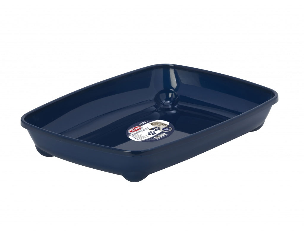 PET NOVA Cat Life Kitty Tray Small - Blue 36,8 x 27,6 x 6,1 cm