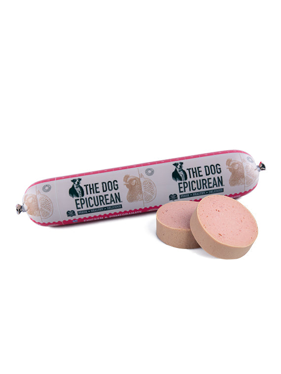 DOCA The Dog Epicurean - Σαλάμι Σκύλου Κοτόπουλο & Ρόδι 800gr 