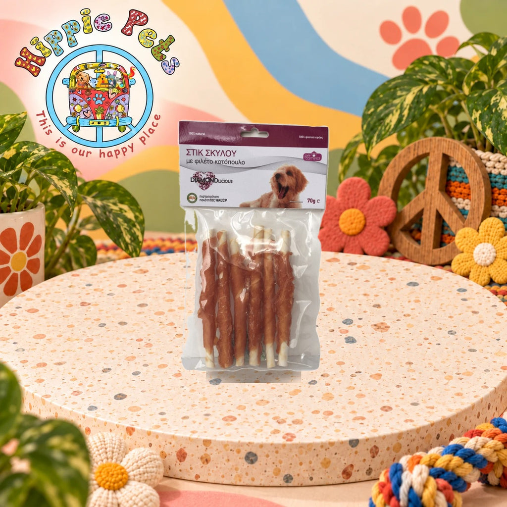 PET CAMELOT Diamondlicius - Στικς με Φιλέτο Κοτόπουλο 70gr
