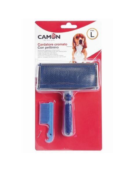CAMON Brush with cleaning comb - Large