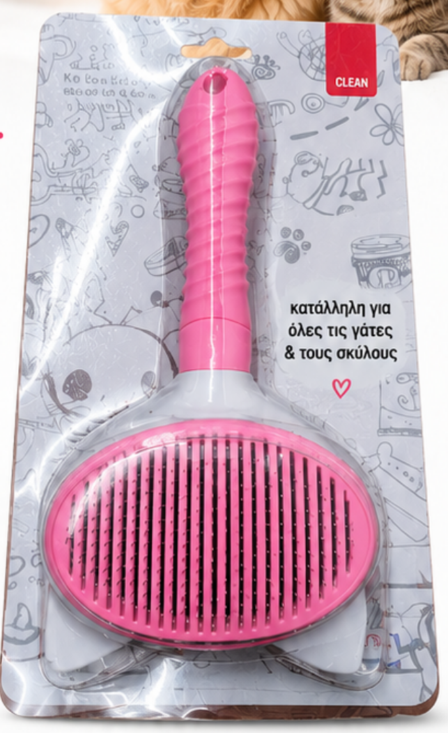 Paw Care - Αυτοκαθαριζόμενη Βούρτσα