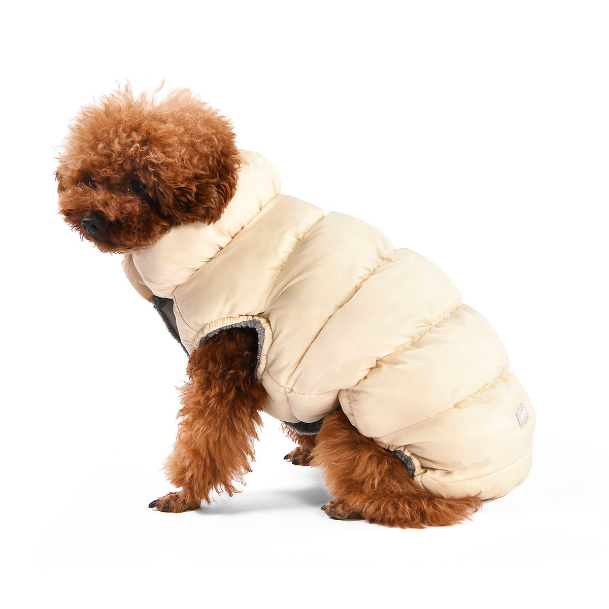 OHANA Μπουφάν Eco Puffer - Medium - Εκρού – φωτογραφία 2