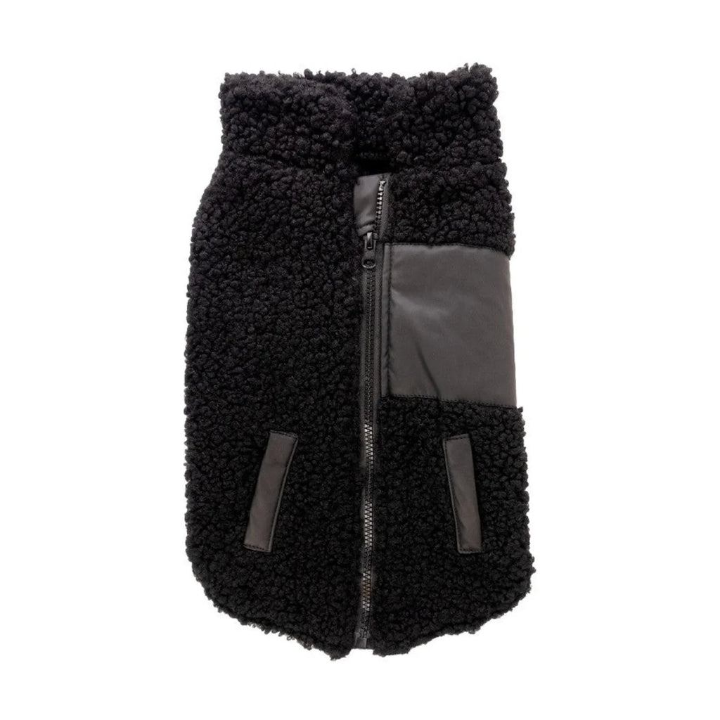 OHANA Fleece Μπουφάν Adelaide - Medium - Μαύρο – φωτογραφία 2