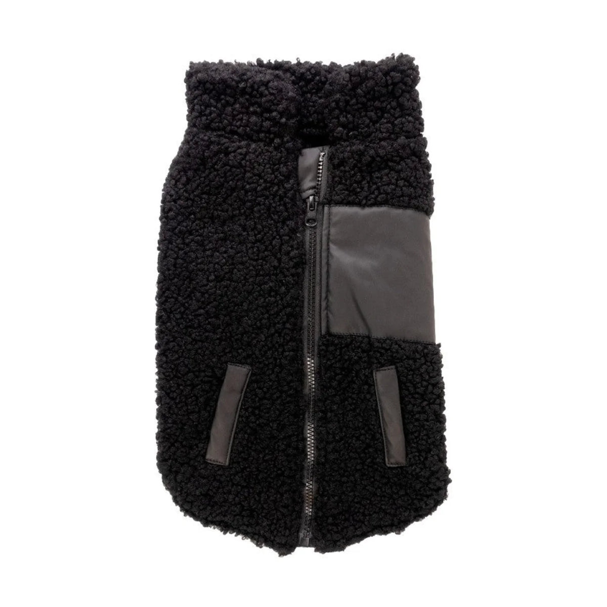 OHANA Fleece Μπουφάν Adelaide - Medium - Μαύρο – φωτογραφία 2