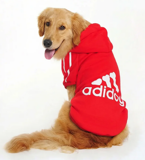 ADIDOG Φούτερ με Κουκούλα - S 20cm - Κόκκινο – φωτογραφία 2
