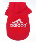 ADIDOG Φούτερ με Κουκούλα - XL 35cm - Κόκκινο – φωτογραφία 3
