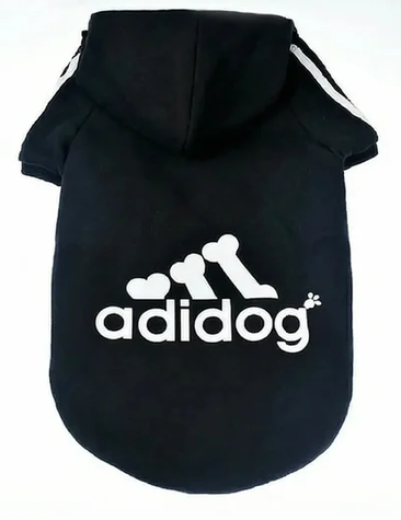 ADIDOG Φούτερ με Κουκούλα - 4XL 50cm - Μαύρο – φωτογραφία 3