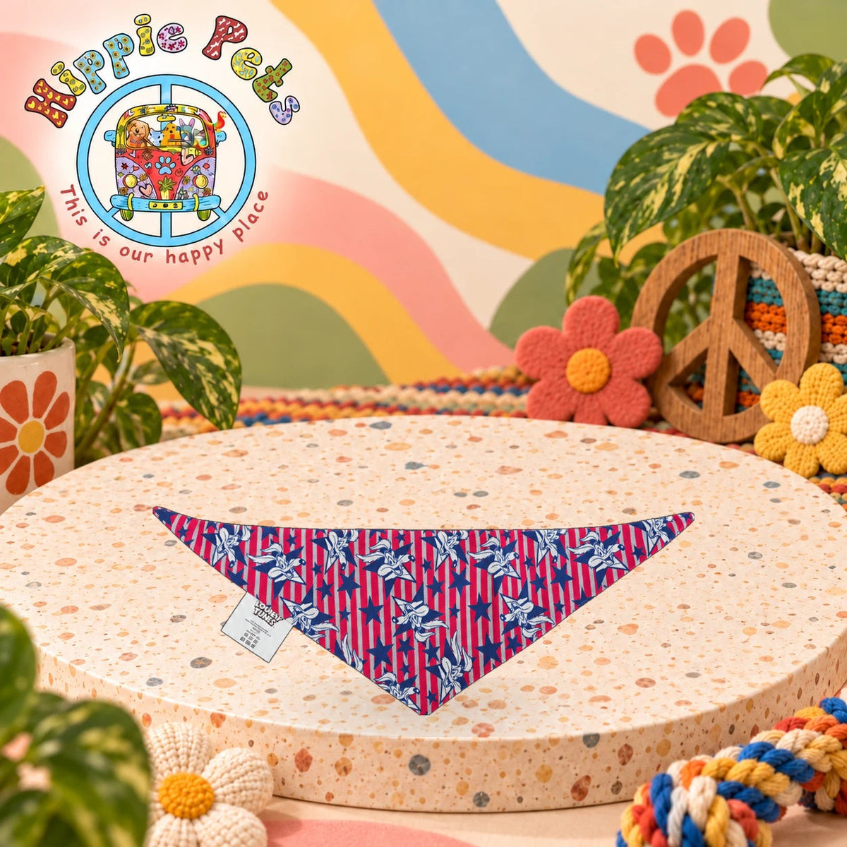 LOONEY TOONS Pet Bandana - Coyote
