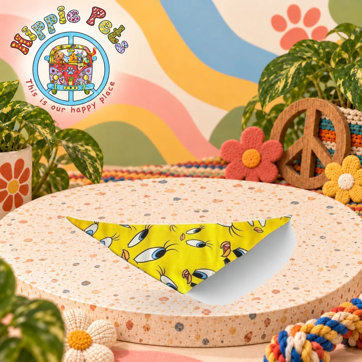 LOONEY TOONS Pet Bandana - Tweety