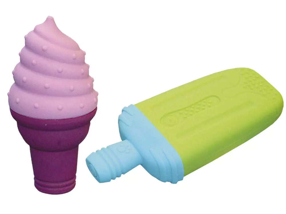 NOBBY Μασητικό Παιχνίδι Δροσιάς Ice Silicone - Παγωτό Χωνάκι