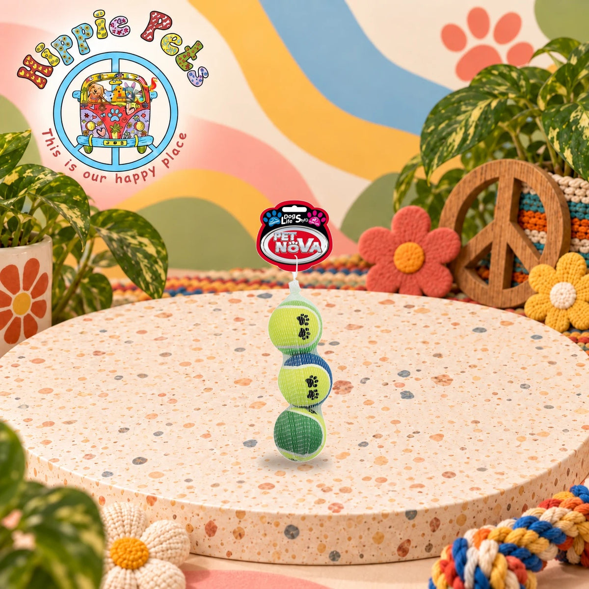 PET NOVA Floating Tennis Balls