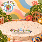 PAW CARE Πολύχρωμο Παιχνίδι Σχοινί Cotton Flossy με τέσσερις Κόμπους 60cm